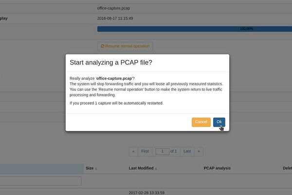 Analyzing a pcap
