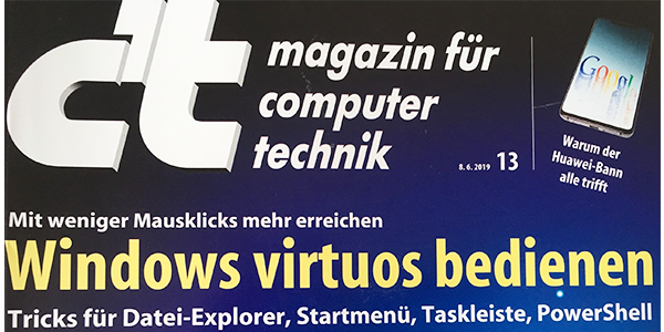Artikel über das neue Allegro 500 von Allegro Packets in der c't