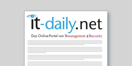 The user story of the Gemeinsames Netzwerk Zentrum has been published in the magazine it-daily.