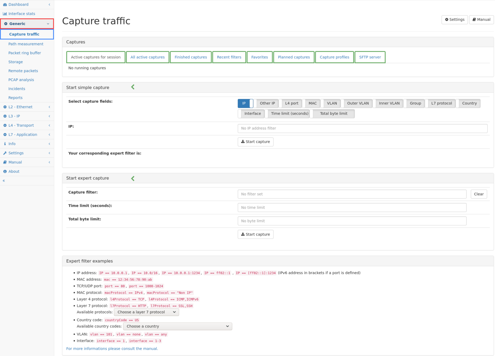Capture module - Allegro Network Multimeter Manual